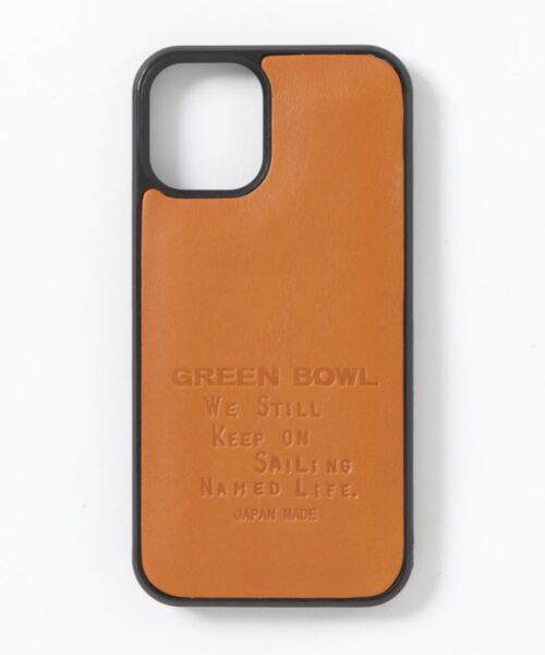 GREEN BOWL（グリーンボウル）の「GREEN BOWL i phone Cover 12mini  5.4inch/グリーンボウル アイフォーン カバー（スマホケース/カバー・メンズ・モカ/キャメル・FREE）」の4枚目の写真