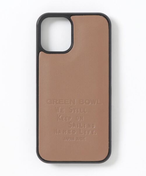 GREEN BOWL（グリーンボウル）の「GREEN BOWL i phone Cover 12mini  5.4inch/グリーンボウル アイフォーン カバー（スマホケース/カバー・メンズ・モカ/キャメル・FREE）」の5枚目の写真