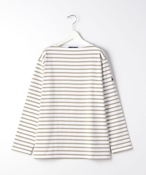 SAINT JAMES（セントジェームス）の「[ セントジェームス ] SAINT JAMES ウェッソン（Tシャツ/カットソー・メンズ・ライム/ブラック/ベージュ/ホワイト・LARGE/SMALL/MEDIUM）」の17枚目の写真