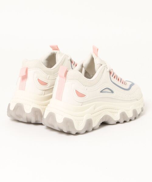 aimoha（アイモハ）の「ダッドスニーカー テック 厚底ソール（スニーカー・レディース・オレンジ/ピンク・24.5cm/24.0cm/23.5cm/25.0cm/23.0cm）」の17枚目の写真