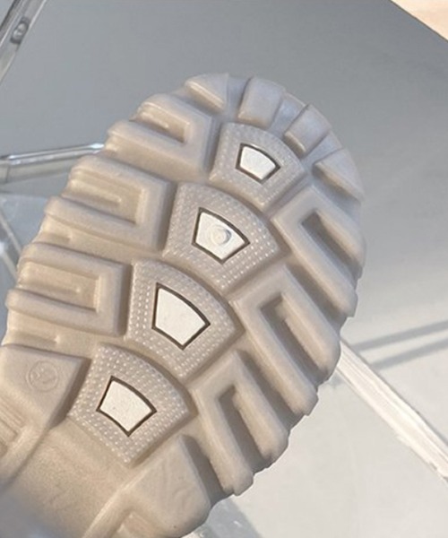 aimoha（アイモハ）の「ダッドスニーカー テック 厚底ソール（スニーカー・レディース・オレンジ/ピンク・24.5cm/24.0cm/23.5cm/25.0cm/23.0cm）」の10枚目の写真