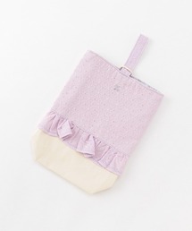 petit main（プティマイン）の「レースフリルシューズバッグ（シューケア用品・キッズ）」