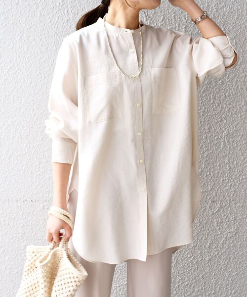 SHIPS（シップス）の「〈手洗い可能〉MANTECOシャツ◇（シャツ