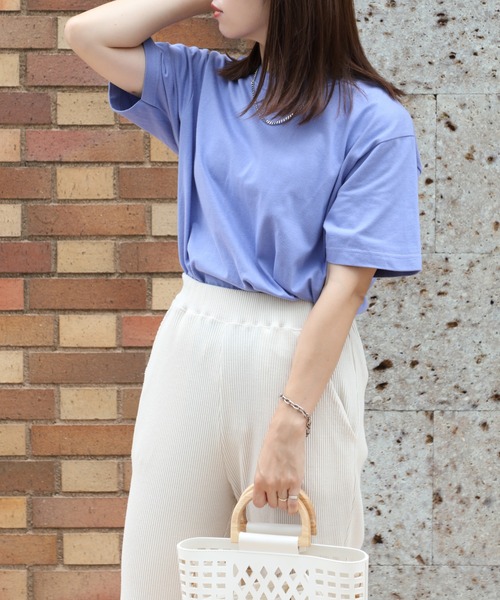 Printstar（プリントスター）の「1枚でも透けない！【Printstar】7.4オンス スーパーヘビーウェイトTシャツ 半袖 無地T 00148（Tシャツ/カットソー・レディース・杢グレー/ブラック/カーキ/ネイビー/オレンジ/ホワイト/バーガンディー/ライトブルー/ライトピンク/レッド/ベージュ/アイボリー/ライトパープル/ラベンダー/ロイヤルブルー/イエロー/ライトブラック/ライトベージュ・L/XL/M/S/2XL）」の12枚目の写真