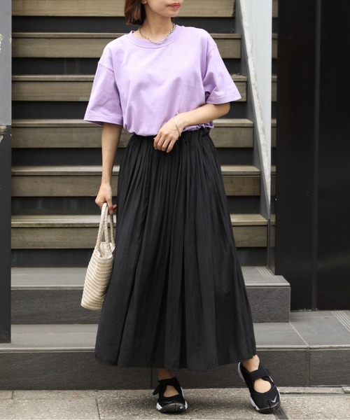 Printstar（プリントスター）の「1枚でも透けない！【Printstar】7.4オンス スーパーヘビーウェイトTシャツ 半袖 無地T 00148（Tシャツ/カットソー・レディース・杢グレー/ブラック/カーキ/ネイビー/オレンジ/ホワイト/バーガンディー/ライトブルー/ライトピンク/レッド/ベージュ/アイボリー/ライトパープル/ラベンダー/ロイヤルブルー/イエロー/ライトブラック/ライトベージュ・L/XL/M/S/2XL）」の21枚目の写真