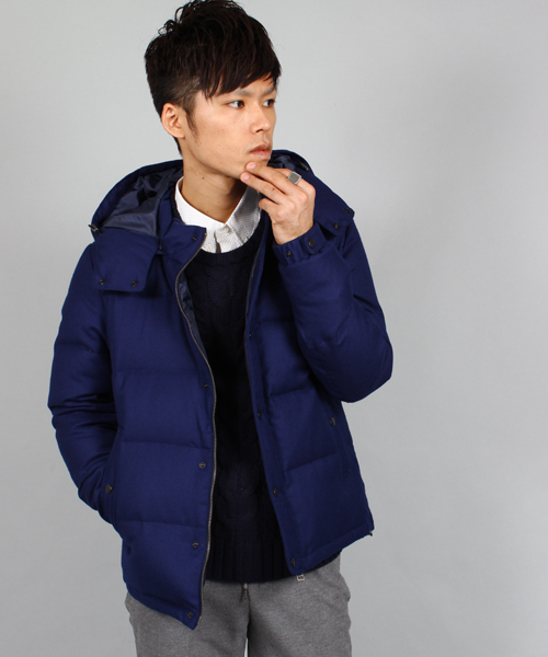 UNION STATION（ユニオンステーション）の「<FINEBOYS11月号 P123掲載　菅谷哲也さん 宮城大樹さん着用商品>FRENCH WOOL DOWN/フレンチダウンブルゾン（ダウンジャケット/コート・メンズ・ブルー/ブラック/グレー/グリーン/ネイビー・MEDIUM/LARGE/LL）」の10枚目の写真