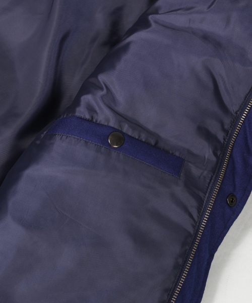 UNION STATION（ユニオンステーション）の「<FINEBOYS11月号 P123掲載　菅谷哲也さん 宮城大樹さん着用商品>FRENCH WOOL DOWN/フレンチダウンブルゾン（ダウンジャケット/コート・メンズ・ブルー/ブラック/グレー/グリーン/ネイビー・MEDIUM/LARGE/LL）」の8枚目の写真