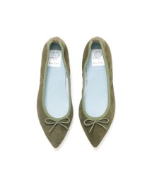 フラットシューズ Lilia Green Suede セール】 フラットシューズ（条件：グリーン系、新入荷