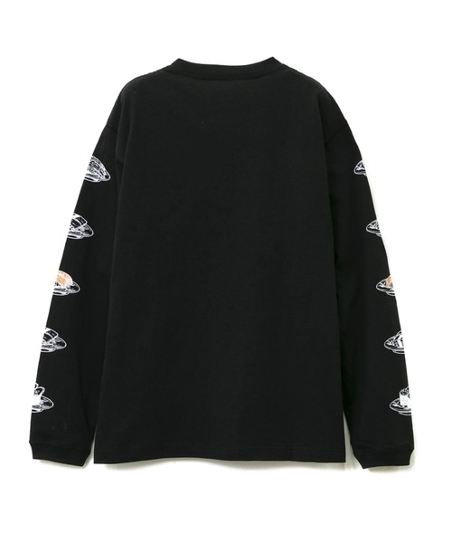 go slow caravan（ゴースローキャラバン）の「USA/C 回転寿司クマ ロングスリーブTEE（Tシャツ/カットソー・メンズ・ホワイト/ブラック・MEDIUM/LARGE/X-LARGE）」の13枚目の写真