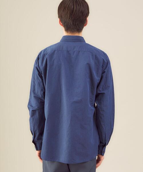 green label relaxing（グリーンレーベルリラクシング）の「CSM イージーリネン ボタンダウン 長袖 シャツ（シャツ/ブラウス・メンズ・ホワイト/ベージュ/ネイビー/ケリー・S/M/L/XL）」の5枚目の写真