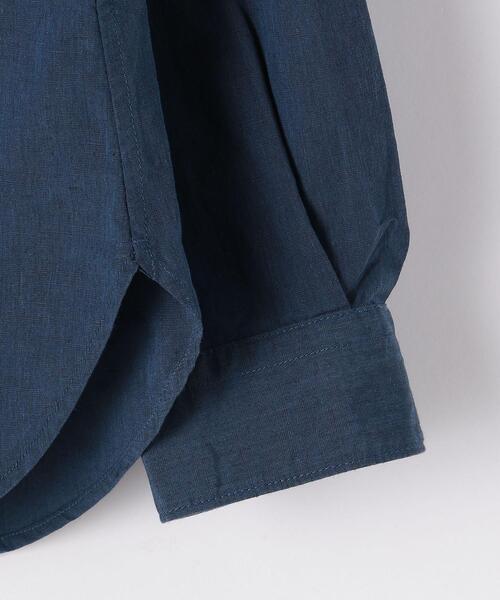 green label relaxing（グリーンレーベルリラクシング）の「CSM イージーリネン ボタンダウン 長袖 シャツ（シャツ/ブラウス・メンズ・ホワイト/ベージュ/ネイビー/ケリー・S/M/L/XL）」の22枚目の写真