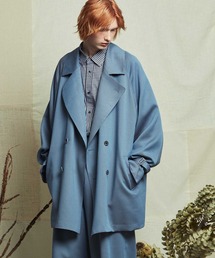 MAISON SPECIAL | 《ユニセックスアイテム》プライムオーバーツイルダブルショートコート 【MAISON SPECIAL/メゾンスペシャル】■セットアップ対応■(テーラードジャケット)