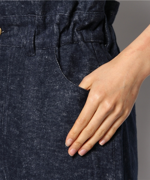 mystic（ミスティック）の「MIX起毛ヒザ丈タイトスカート（スカート・レディース・ネイビー/グレー/ブラック・1/2）」の8枚目の写真