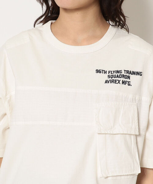 AVIREX（アヴィレックス）の「フェイドウォッシュポケットワンピース/ FADE WASH POCKET ONEPIECE（ワンピース・レディース・オレンジ/チャコール/オリーブ/オフホワイト・FREE）」の10枚目の写真