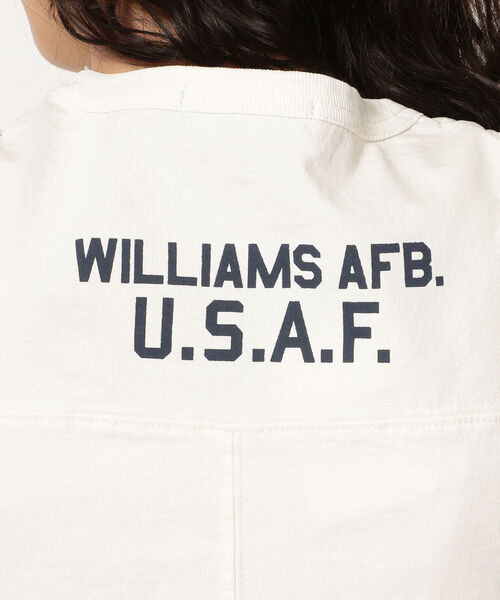 AVIREX（アヴィレックス）の「フェイドウォッシュポケットワンピース/ FADE WASH POCKET ONEPIECE（ワンピース・レディース・オレンジ/チャコール/オリーブ/オフホワイト・FREE）」の11枚目の写真