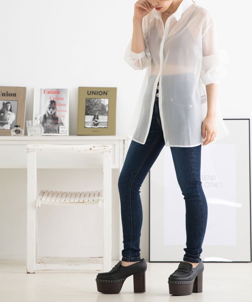 Newlyme（ニューリーミー）の「バッククロスブラトップ（キャミソール・レディース・ホワイト/ブラック/ブラウン/ピンク/グリーン/ブルー・FREE）」の11枚目の写真