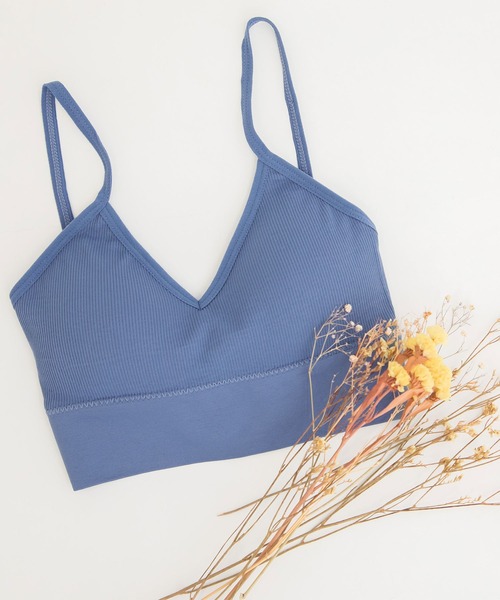 Newlyme（ニューリーミー）の「バッククロスブラトップ（キャミソール・レディース・ホワイト/ブラック/ブラウン/ピンク/グリーン/ブルー・FREE）」の22枚目の写真