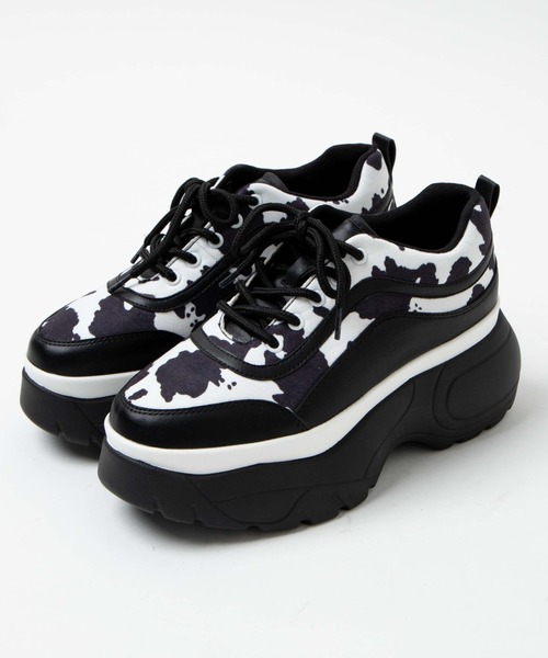 WEGO(ウィゴー)の「WEGO/ボリュームソールスニーカー(スニーカー・レディース・ホワイト/ブラック/その他1・SMALL/MEDIUM/LARGE)」の5枚目の写真