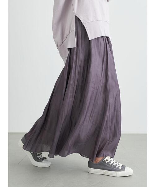 セール シャイニーサテンスカート スカート Earth Music Ecology アースミュージックアンドエコロジー のファッション通販 Zozotown