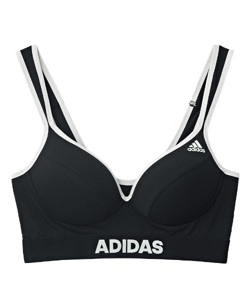 アディダス adidas スポーツブラ ハーフトップ 吸汗速乾