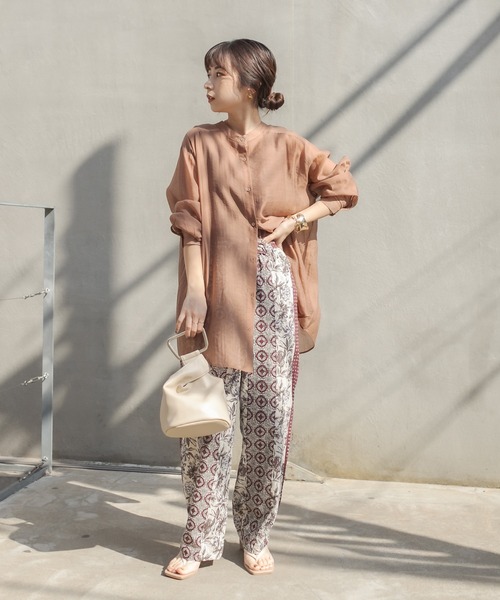 CAPRICIEUX LE'MAGE(カプリシューレマージュ)の「〈新色追加〉スクエアハンドルミニバッグ(トートバッグ・レディース・ブラック/ベージュ/ピンク・ONE SIZE)」の22枚目の写真