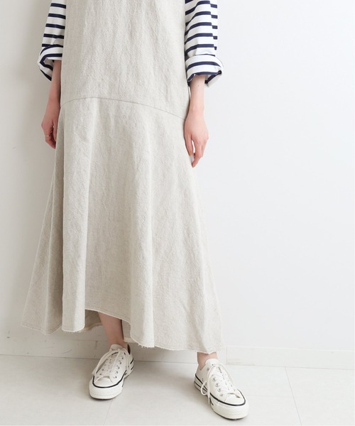 IENA（イエナ）の「リネンコットンローフレアワンピース◆（ワンピース・レディース・アイボリー・36/38）」の11枚目の写真