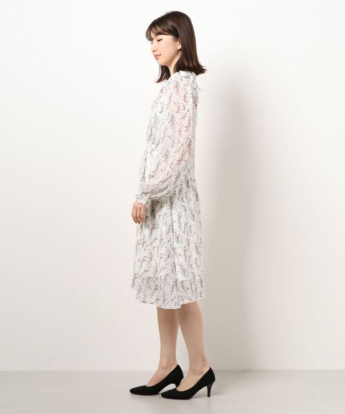 【CHICLINE】★ シナモンパンチングレースワンピース (DRESS) ★ CHICLINE】☆ シナモンパンチングレースワンピース (DRESS