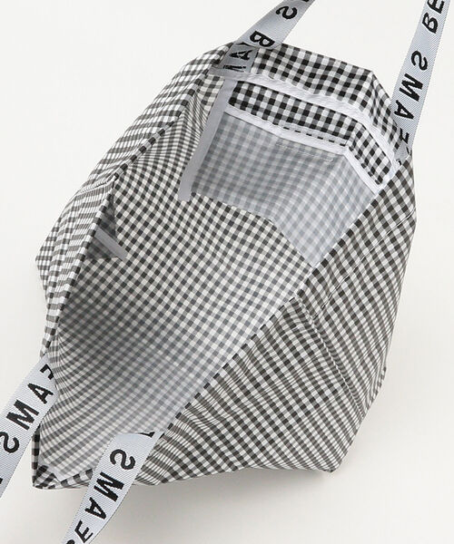 Ray BEAMS（レイビームス）の「Ray BEAMS / ギンガムチェック トートバッグ（トートバッグ・レディース・ブラック/グリーン・ONE SIZE）」の5枚目の写真