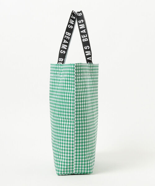 Ray BEAMS（レイビームス）の「Ray BEAMS / ギンガムチェック トートバッグ（トートバッグ・レディース・ブラック/グリーン・ONE SIZE）」の8枚目の写真
