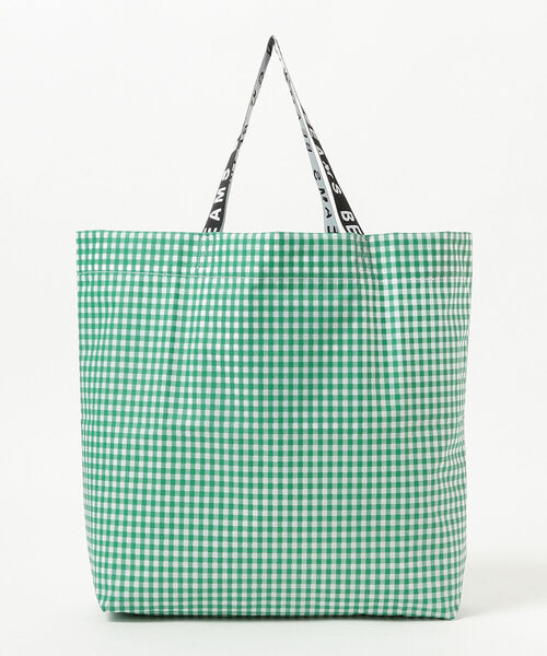 Ray BEAMS（レイビームス）の「Ray BEAMS / ギンガムチェック トートバッグ（トートバッグ・レディース・ブラック/グリーン・ONE SIZE）」の9枚目の写真