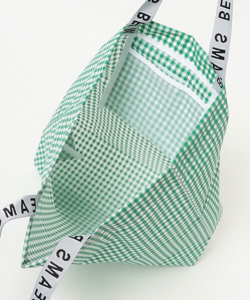Ray BEAMS（レイビームス）の「Ray BEAMS / ギンガムチェック トートバッグ（トートバッグ・レディース・ブラック/グリーン・ONE SIZE）」の16枚目の写真