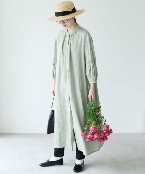 fig London（フィグロンドン）の「daily LINEN OP（ワンピース
