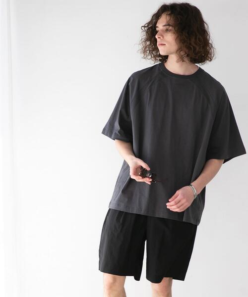 Feeling Made Uvカット バックネック フェイクレイヤード Tシャツ