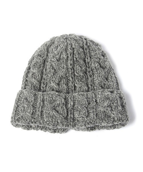 studio CLIP（スタディオクリップ）の「【studio CLIP】 ケーブルボタンワッチ（ニットキャップ/ビーニー・レディース・グレー/ブラウン・FREE）」の16枚目の写真