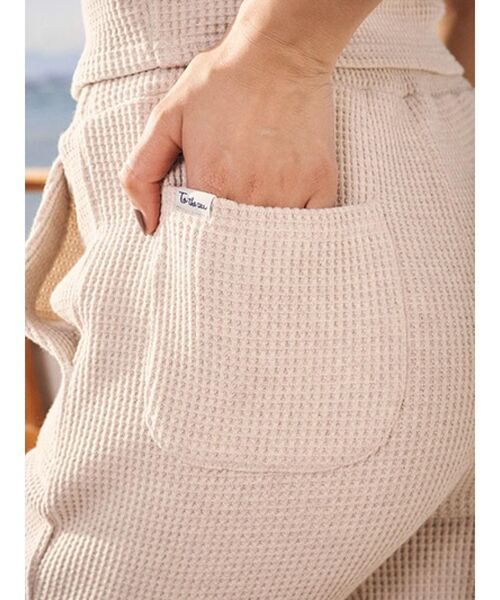 To the sea（トゥーザシー）の「ワッフルポケットパンツ（その他パンツ・レディース・ベージュ/ブラウン・SMALL/MEDIUM）」の16枚目の写真