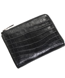 ヒマラヤクロコダイルレザーミニ財布L字ファスナー（財布）｜sankyo