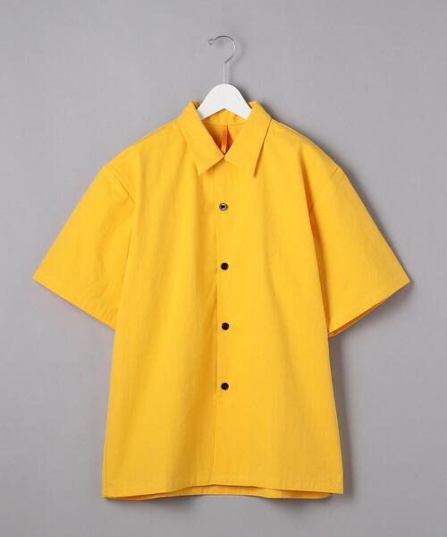 MAN-TLE(マントル)の「<MAN-TLE(マントル)> オープンカラー ショートスリーブ(シャツ/ブラウス・メンズ・イエロー・SMALL/MEDIUM)」の1枚目の写真