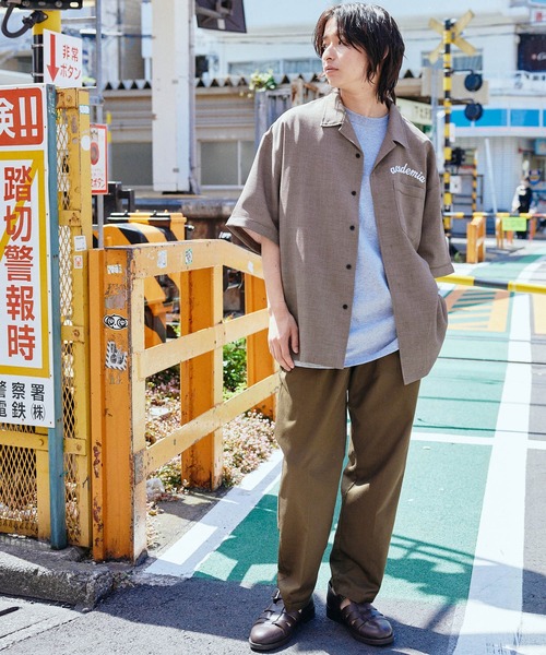 大きめ【PRL】通気性◎ ポニー刺繍入り リネン（麻） 半袖シャツ 極美品□RALPH LAUREN【L】麻 リネン 半袖シャツ ポニー刺繍 ブルー
