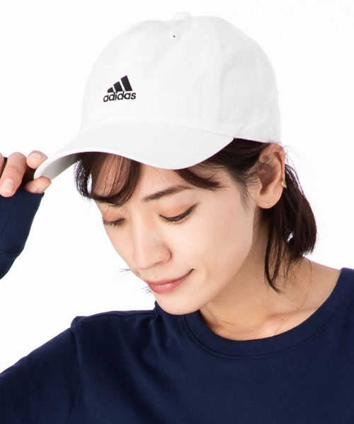 adidas(アディダス)の「アディダス キャップ ONSPOTZ別注(キャップ・レディース・ブラック/ベージュ/ネイビー/ブラック系その他/カーキ/ホワイト・FREE)」の3枚目の写真