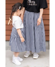 【Kids】前後2WAYギンガムチェックスカート