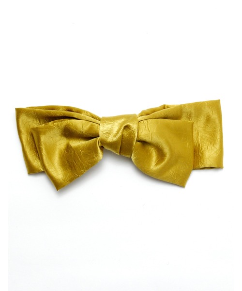 Little sunny bite（リトルサニーバイト）の「Satin ribbon hair accessory（バレッタ/ヘアクリップ・レディース・グリーン/ブラック/パープル・FREE）」の4枚目の写真