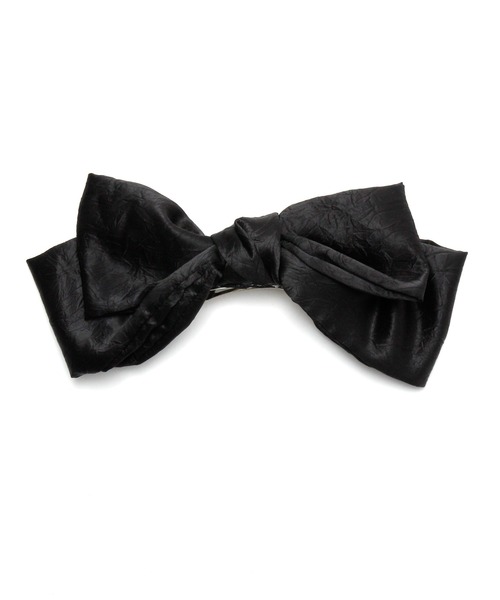 Little sunny bite（リトルサニーバイト）の「Satin ribbon hair accessory（バレッタ/ヘアクリップ・レディース・グリーン/ブラック/パープル・FREE）」の11枚目の写真