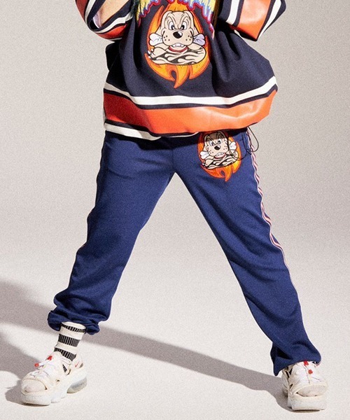 年間ランキング6年連続受賞 セール Galfy ガルフィー 炎上大学フレアジャージパンツ その他パンツ Galfy ガルフィー のファッション 通販人気セール Arenatheatre Net