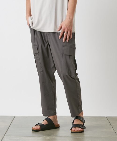 COLONY 2139(コロニートゥーワンスリーナイン)の「カーゴテーパードパンツ/ミリタリテーパードパンツ(カーゴパンツ・メンズ・チャコールグレー/オリーブ・MEDIUM/LARGE)」の14枚目の写真