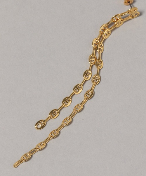 HARE（ハレ）の「ブタバナチェーンピアス(HARE)（ピアス（両耳用）・レディース・シルバー/ゴールド・FREE）」の11枚目の写真