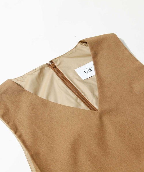 F/CE. (エフシーイー)の「F/CE. UF SLEEVELESS JUMPSUIT / エフシーイー UF スリーブレス ジャンプスーツ(サロペット/オーバーオール・レディース・ブラック/ベージュ・SMALL/MEDIUM)」の8枚目の写真