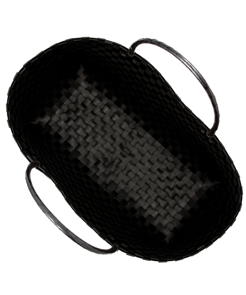 UNITED ARROWS（ユナイテッドアローズ）の「PP テープバスケット◆（トートバッグ・レディース・ゴールド/ブラック/ホワイト・フリー）」の8枚目の写真