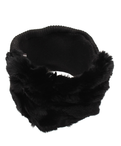 Kastane（カスタネ）の「【Kastane】ファースヌード（ストール/ショール・レディース・ブラック/アイボリー・FREE）」の2枚目の写真