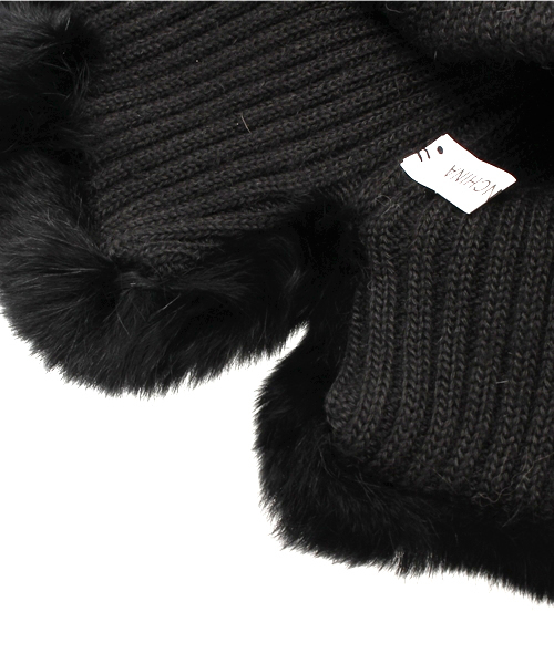 Kastane（カスタネ）の「【Kastane】ファースヌード（ストール/ショール・レディース・ブラック/アイボリー・FREE）」の7枚目の写真