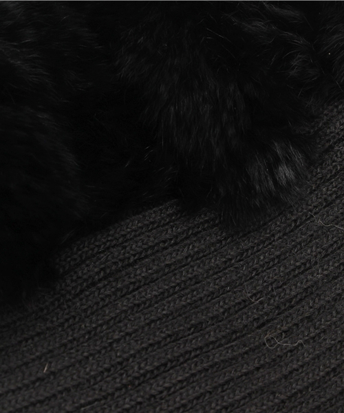 Kastane（カスタネ）の「【Kastane】ファースヌード（ストール/ショール・レディース・ブラック/アイボリー・FREE）」の9枚目の写真